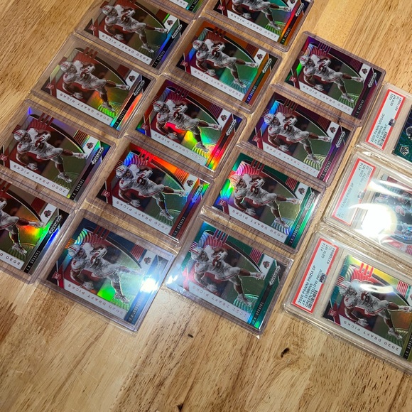 (17) 2020 Prizm Mosaic DP JK DOBBINS RC Auto #ed SSP PSA 10 LOT #/99 #/249 - Picture 2 of 7